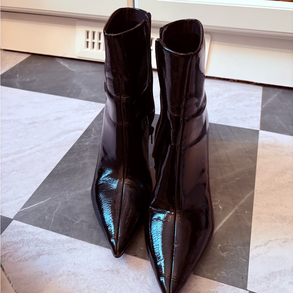 Jeffrey Campbell Black Ankle Boots